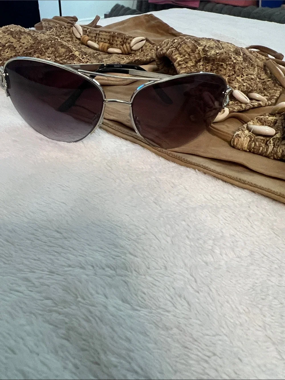 Bebe Purple & Silver Gradient Sunglasses! 🕶️ Soo cute! 🌼
